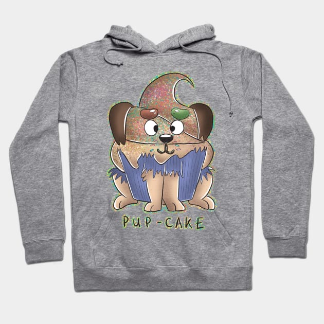 Pupcake Hoodie by paigedefeliceart@yahoo.com